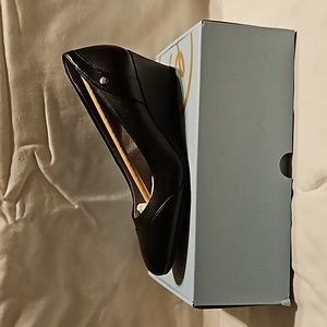 Black wedges Size 7.5